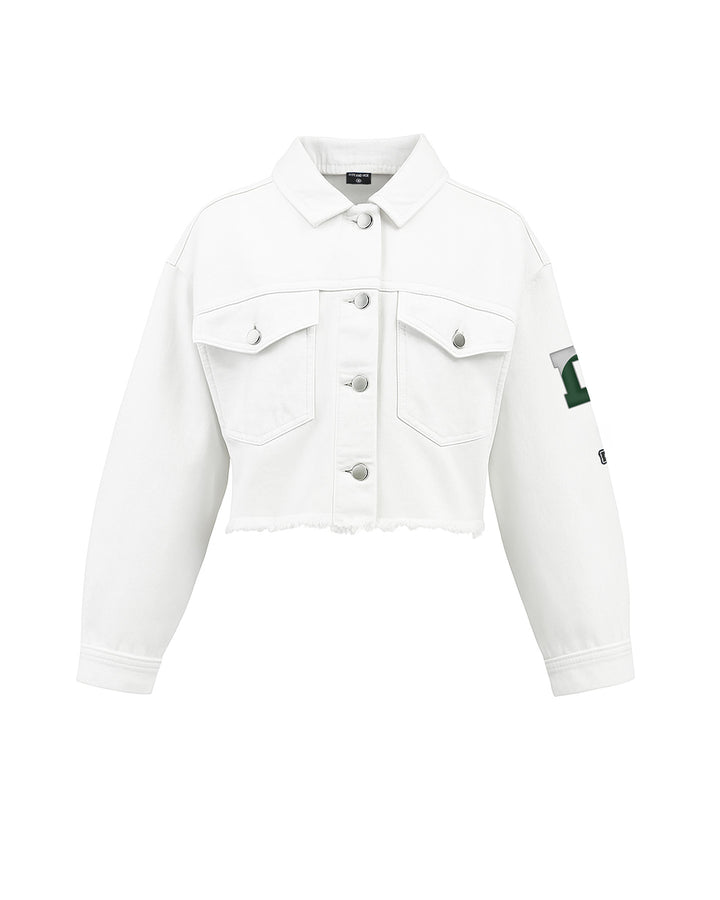Hype &amp; Vice LADIES Denim Jacket - White