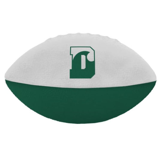 Football - Delbarton Large Foam Football - Forest/White