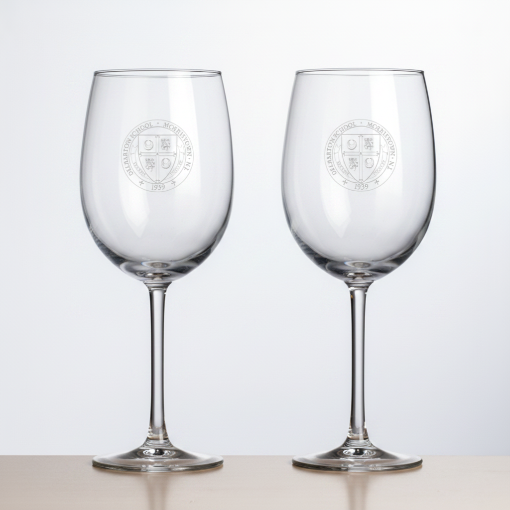 Glassware - Jardine Set of 2 Boxed 19oz Connoisseur Wine Glass - Delbarton Seal