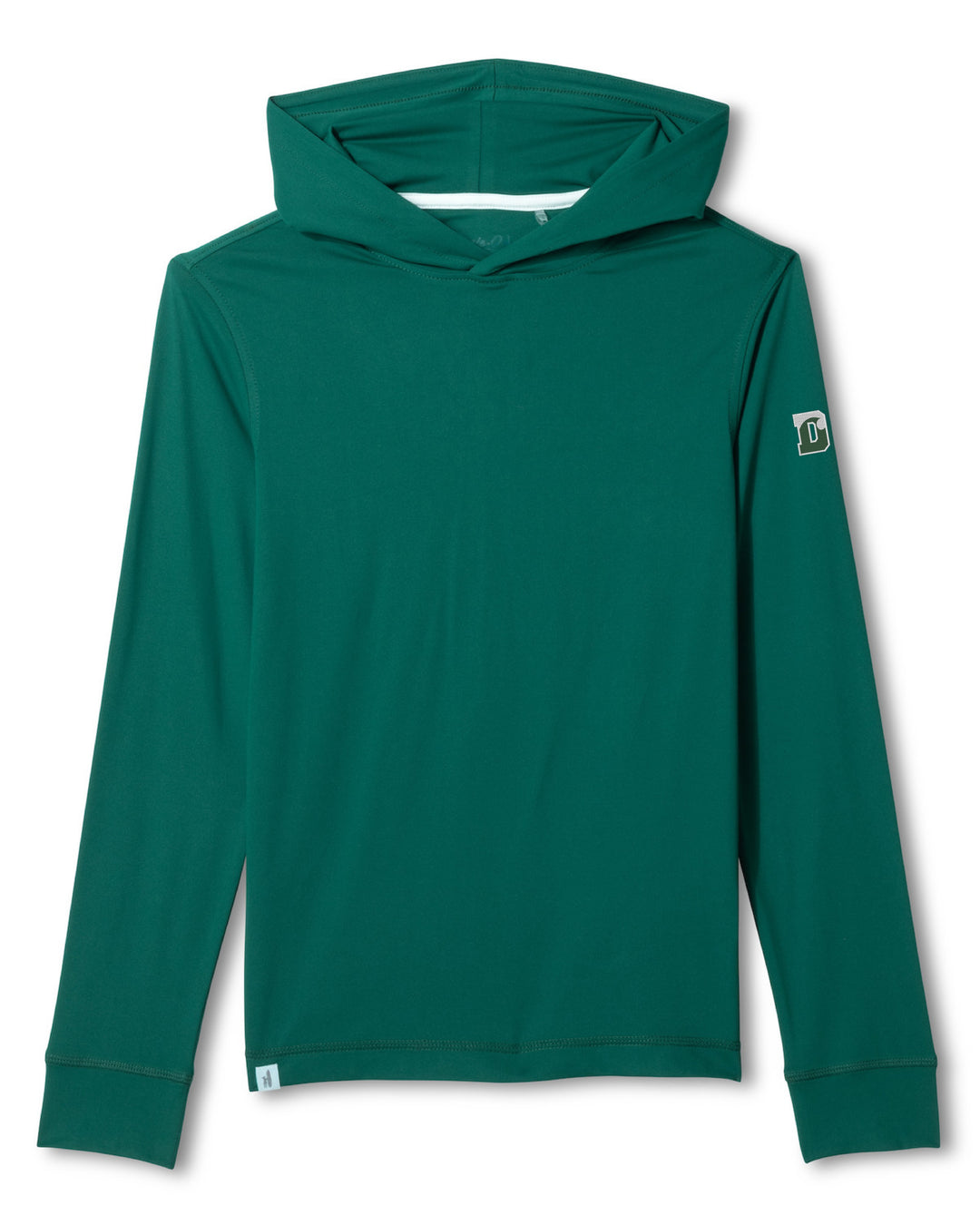 Johnnie-O YOUTH Durant L/S Tee with Hood - Green 1