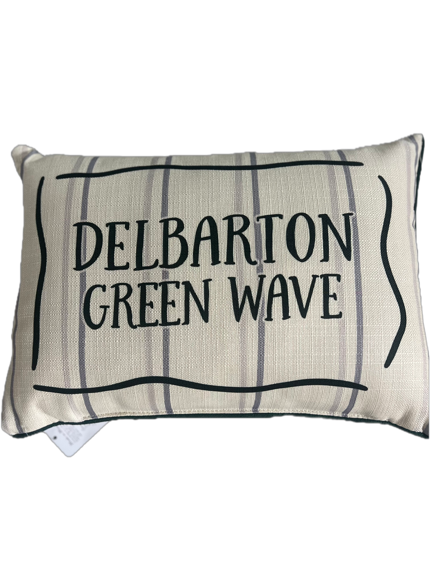 Pillow - Little Birdie Lumbar with Stripes