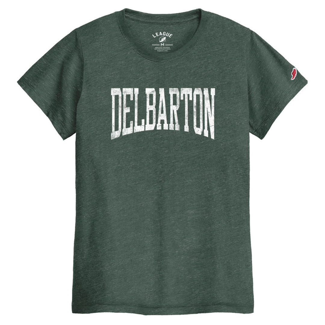 League LADIES Intramural S/S Tee - Heather Vtg Hunter