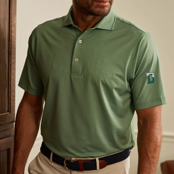 Fairway &amp; Greene Mangrove Print Polo - Hosta