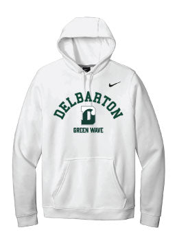 Nike Club Pullover Fleece Hoodie- White