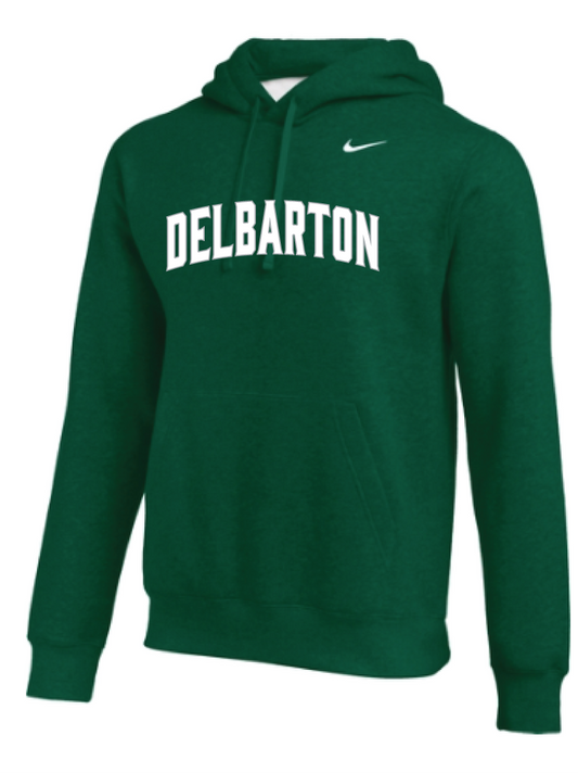 Nike Club Fleece Hoodie Arched Delbarton - Dark Green