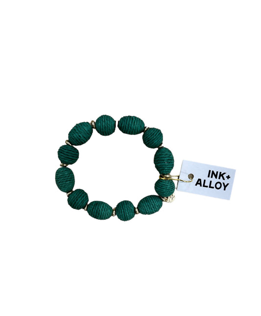 Bracelet- INK+ALLOY Phoebe Solid Bracelet- Green