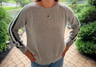 Pink Pineapple LADIES Campus Crew Sweater - Grey
