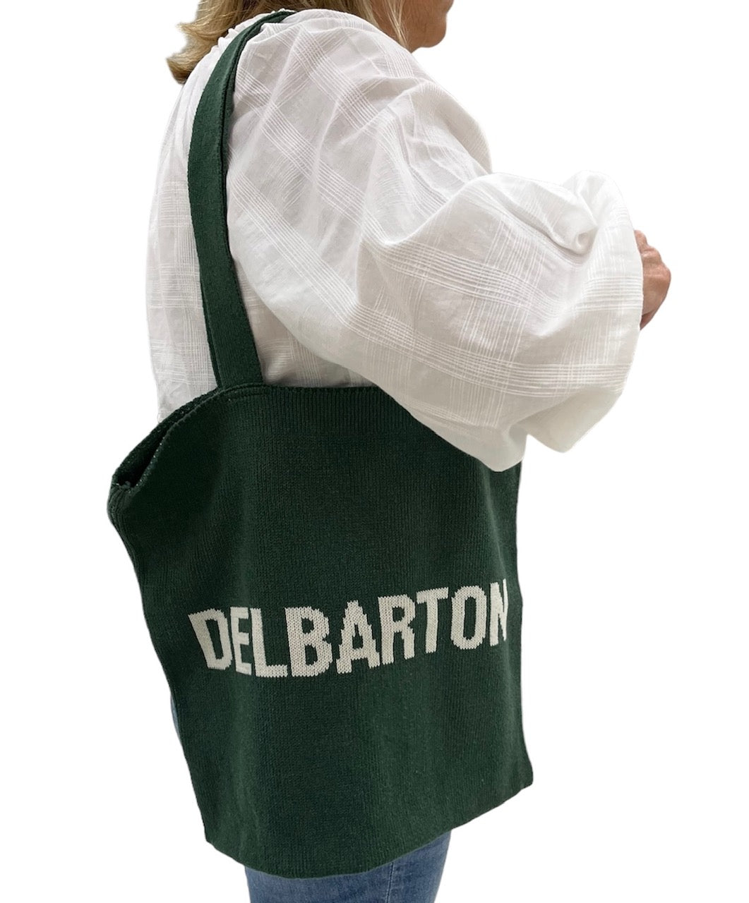 Tote - TP Delbarton Knit  - Hunter green