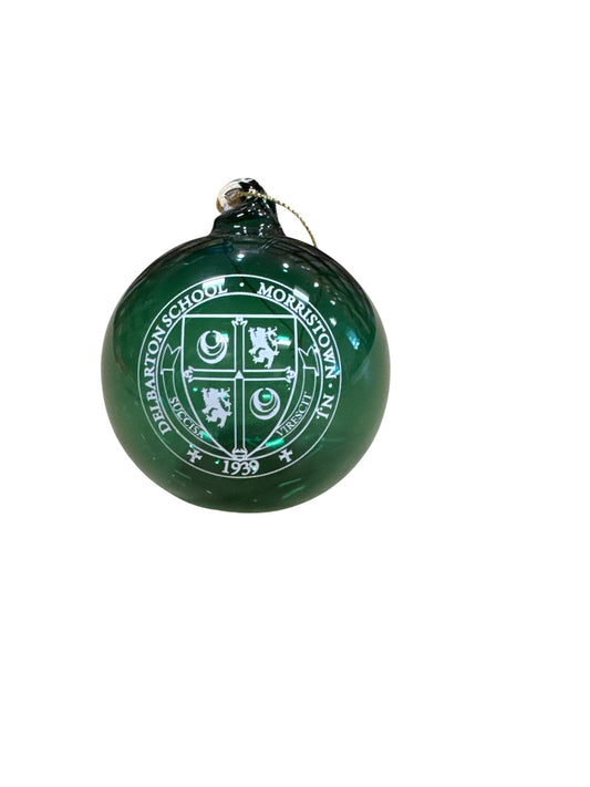 Ornament - Christmas Ornament with Crest - Green