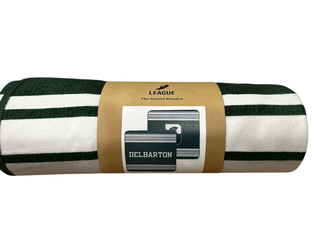 Blanket - League Daniel Blanket - Green, Grey &amp; White