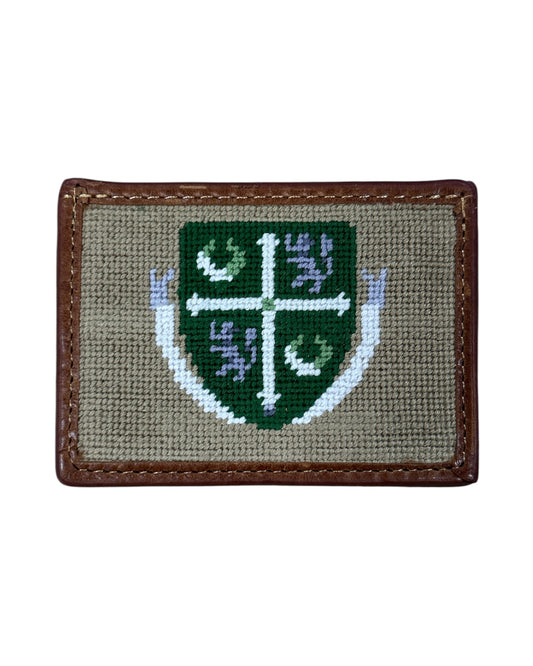 Wallet - Smathers and Branson Card Case Crest - Khaki