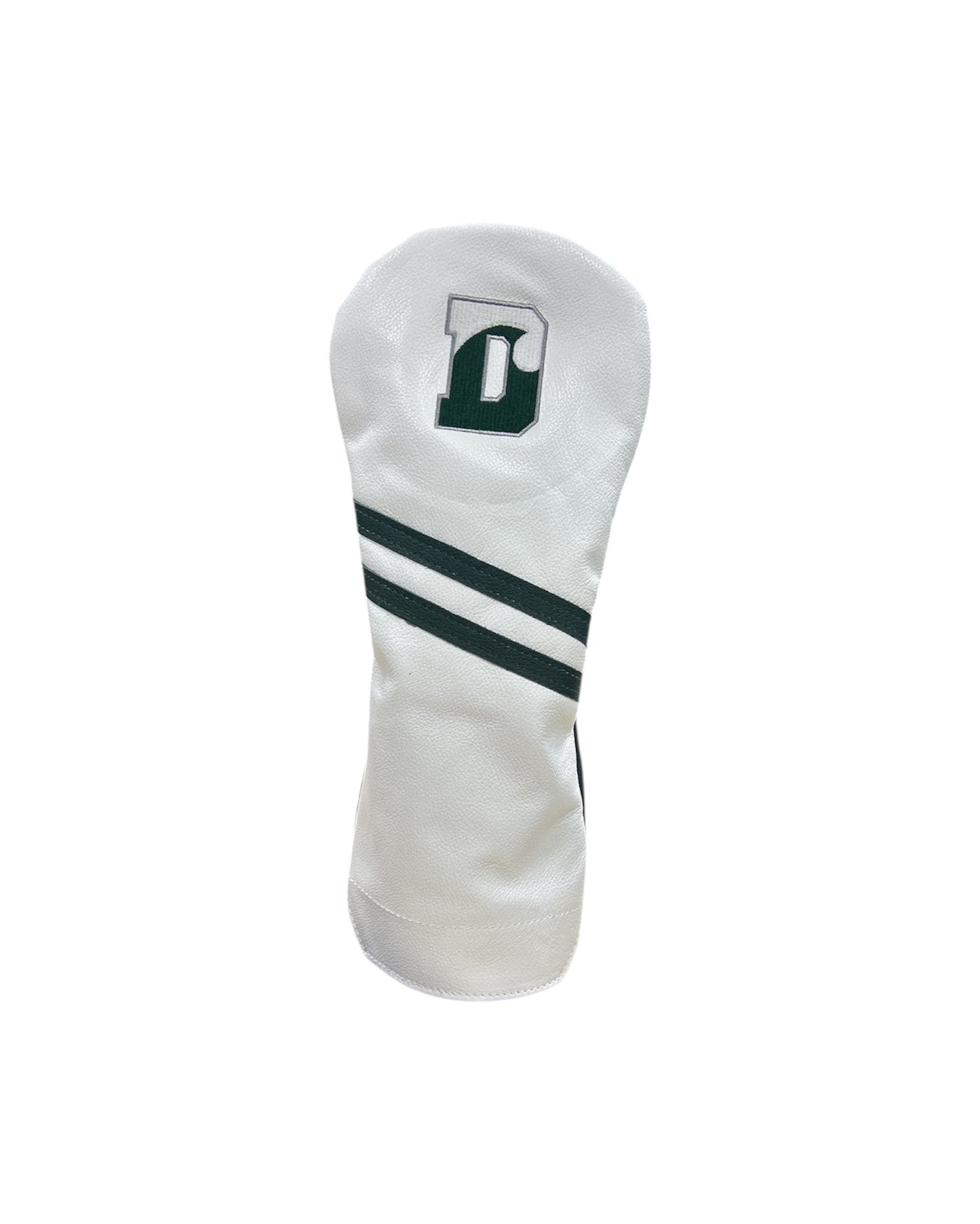 Golf - Winston Club Leather Driver Cover - White/Dk. Green