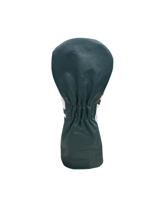 Golf - Winston Club Leather Driver Cover - White/Dk. Green