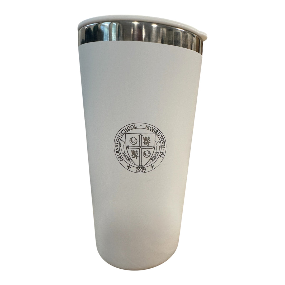 Tumbler - Hydro Flask All Around Tumbler 20oz (Delbarton Seal) - White