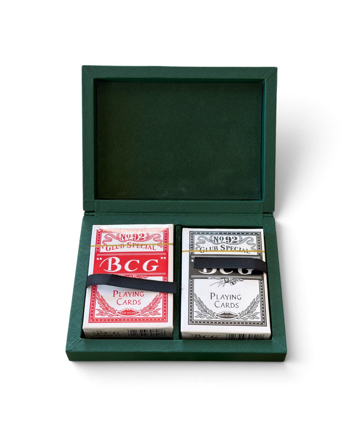 Playing Cards - Brouk &amp; Co Rowan Poker Card Set - Hunter Green