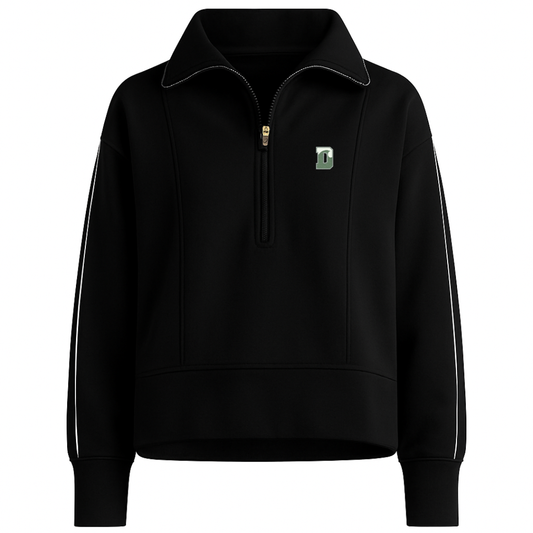 Zero Restriction LADIES Riley 1/2 Zip - Black/White