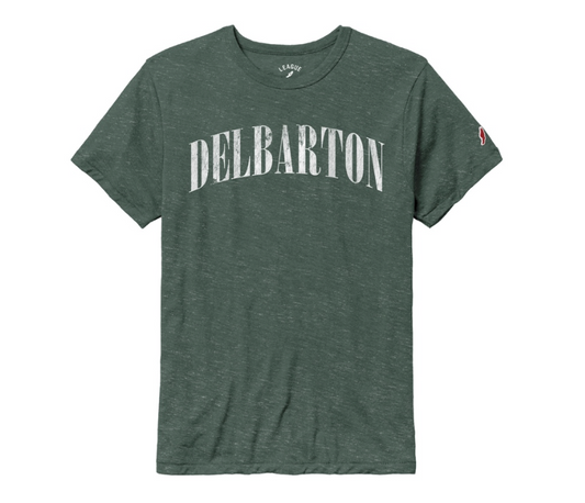 League Victory Falls S/S Tee - Heather Vintage Hunter Green
