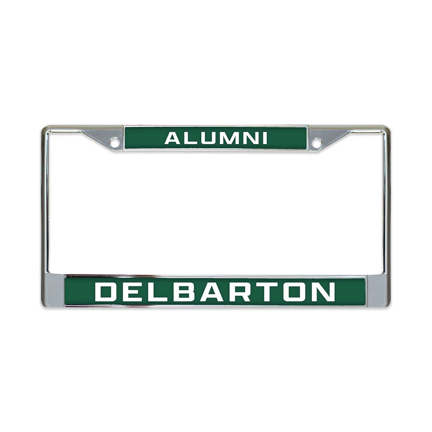 License Plate Cover -Delbarton Alumni -Silver/Dk. Green