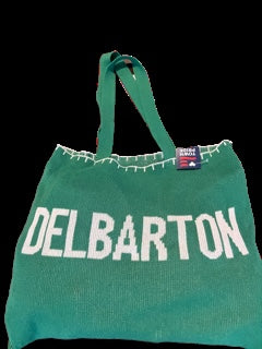 Bag - TP Knit Tote w/ Whip Stitch - Green