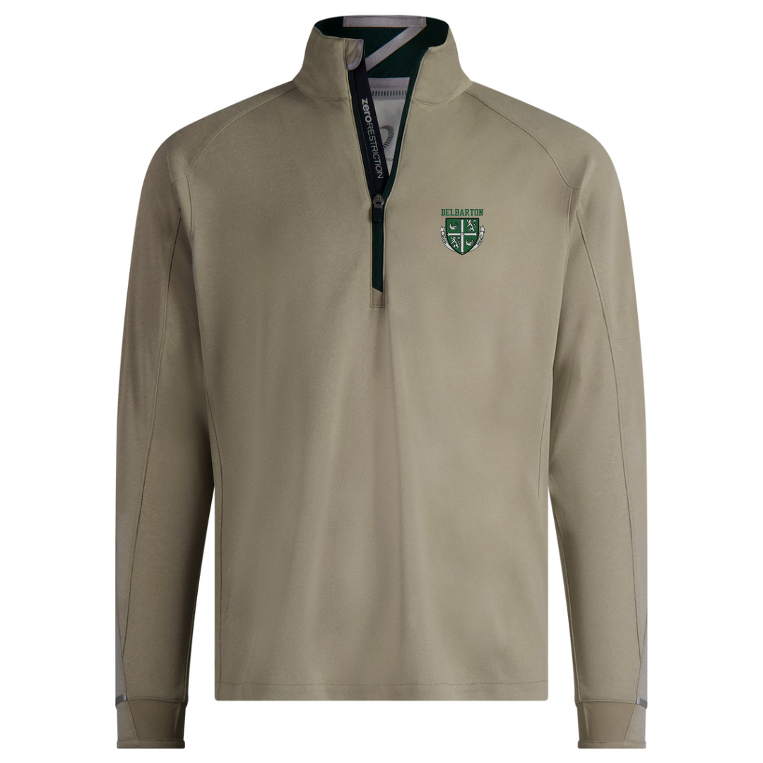 Zero Restriction Z425 1/4 Zip - Camel w/ Dk. Green Trim