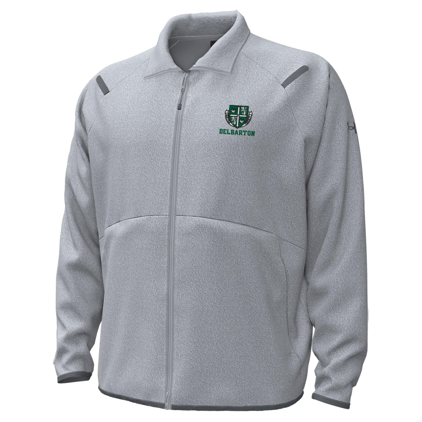 UA Unstoppable Fleece Track Jacket - Mod Gray Novelty