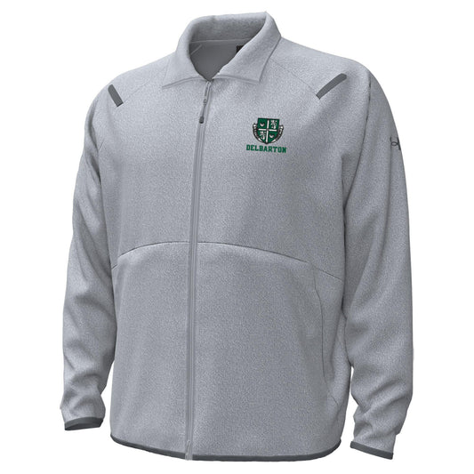 UA Unstoppable Fleece Track Jacket - Mod Gray Novelty