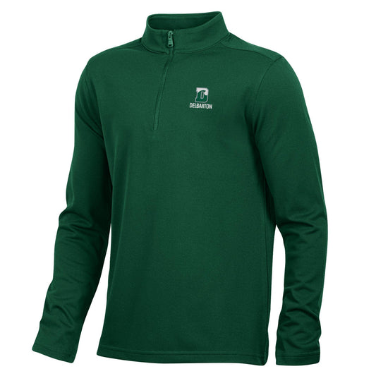 UA YOUTH T2G Pique 1/2 Zip - Forest Green