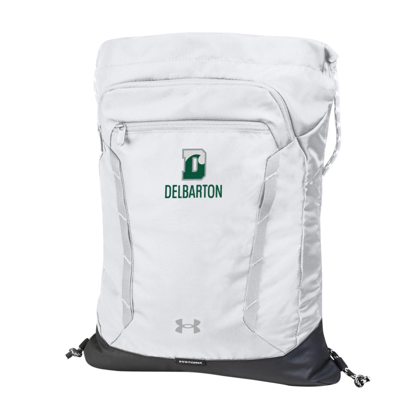 Cinch Sack - UA Hustle Sackpack - White