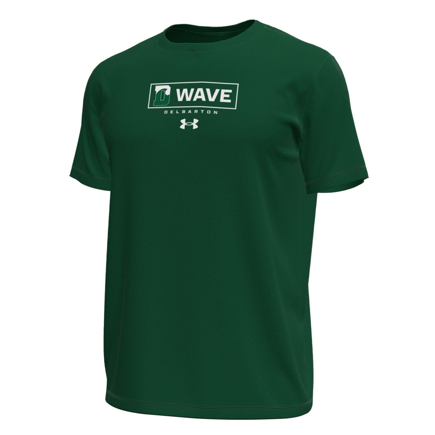 UA Tech Stretch S/S Tee Rectangle DWave - Green