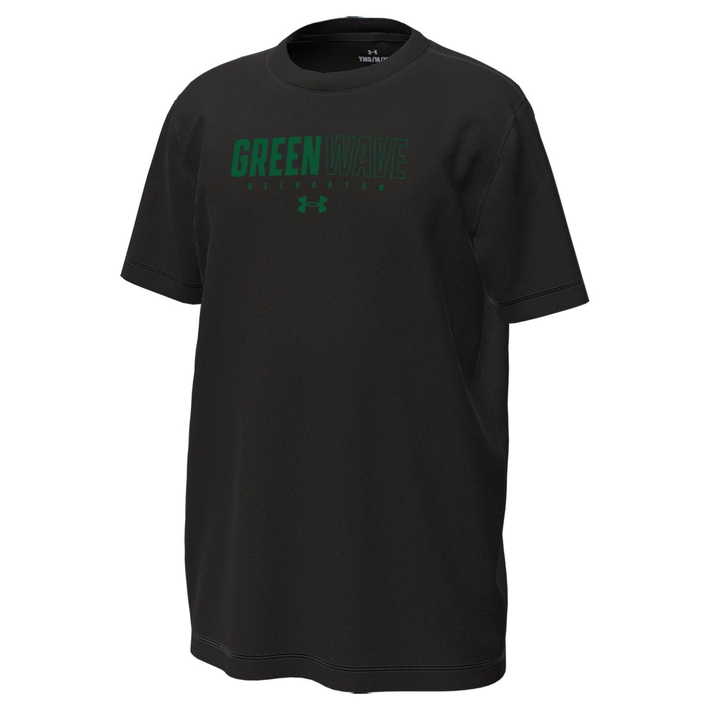 UA YOUTH Tech Stretch S/S Tee - Black