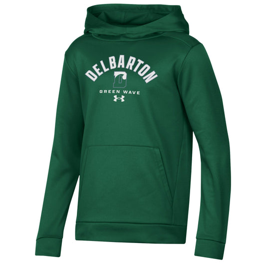 UA YOUTH Armour Fleece Hoodie - Forest Green