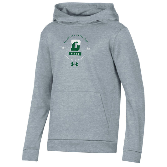 UA YOUTH Armour Fleece Hoodie - True Gray Heather