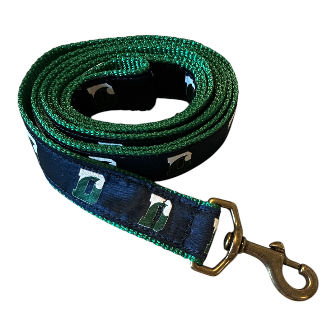 Dog Leash - Belted Cow DWave - Blue and Green