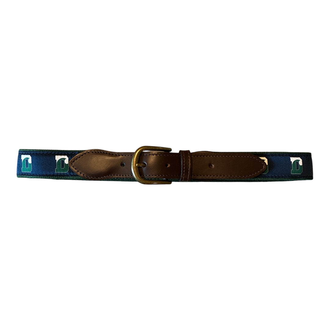 Belt - Belted Cow DWave Belt - Blue and Green