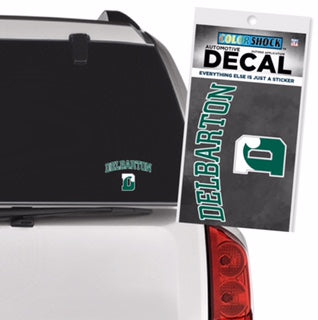 Car Decal - Arched Delbarton Color Shock