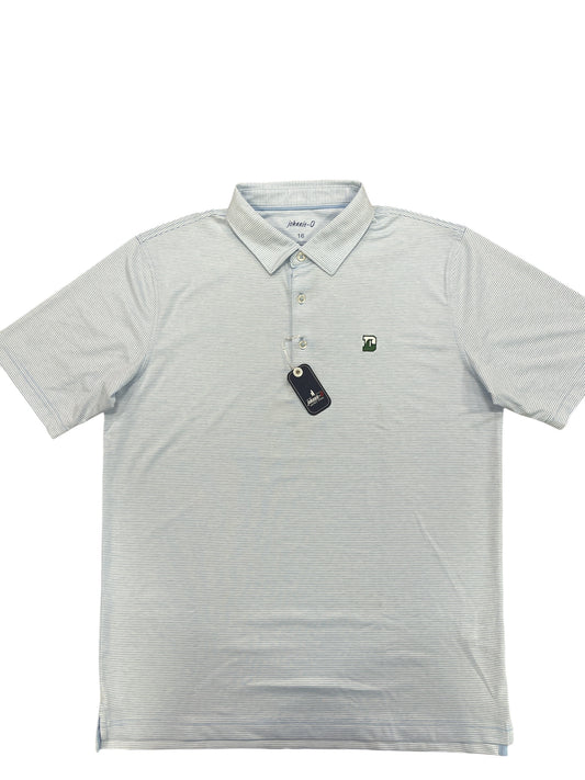 Johnnie-O YOUTH Lyndonn Performance Polo - Gulf Blue