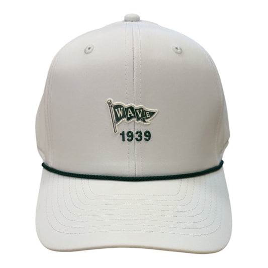 Hat - Imperial Wingman Original Performance Flag Hat - White w/ Dk. Green Rope