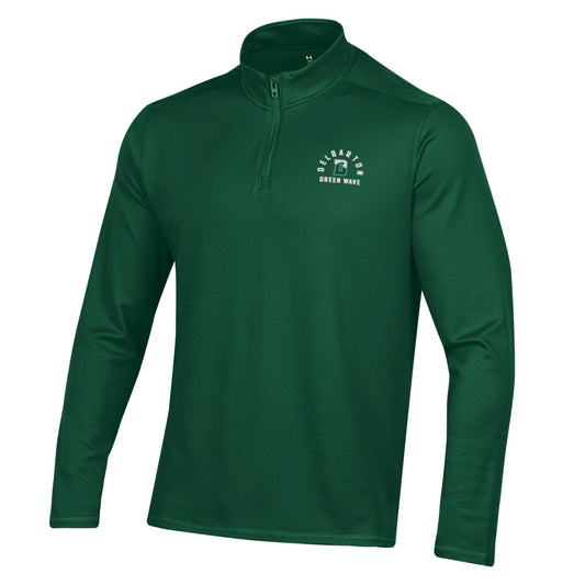 UA  Motion 1/4 Zip Left Chest Delbarton DWave Green Wave - Green