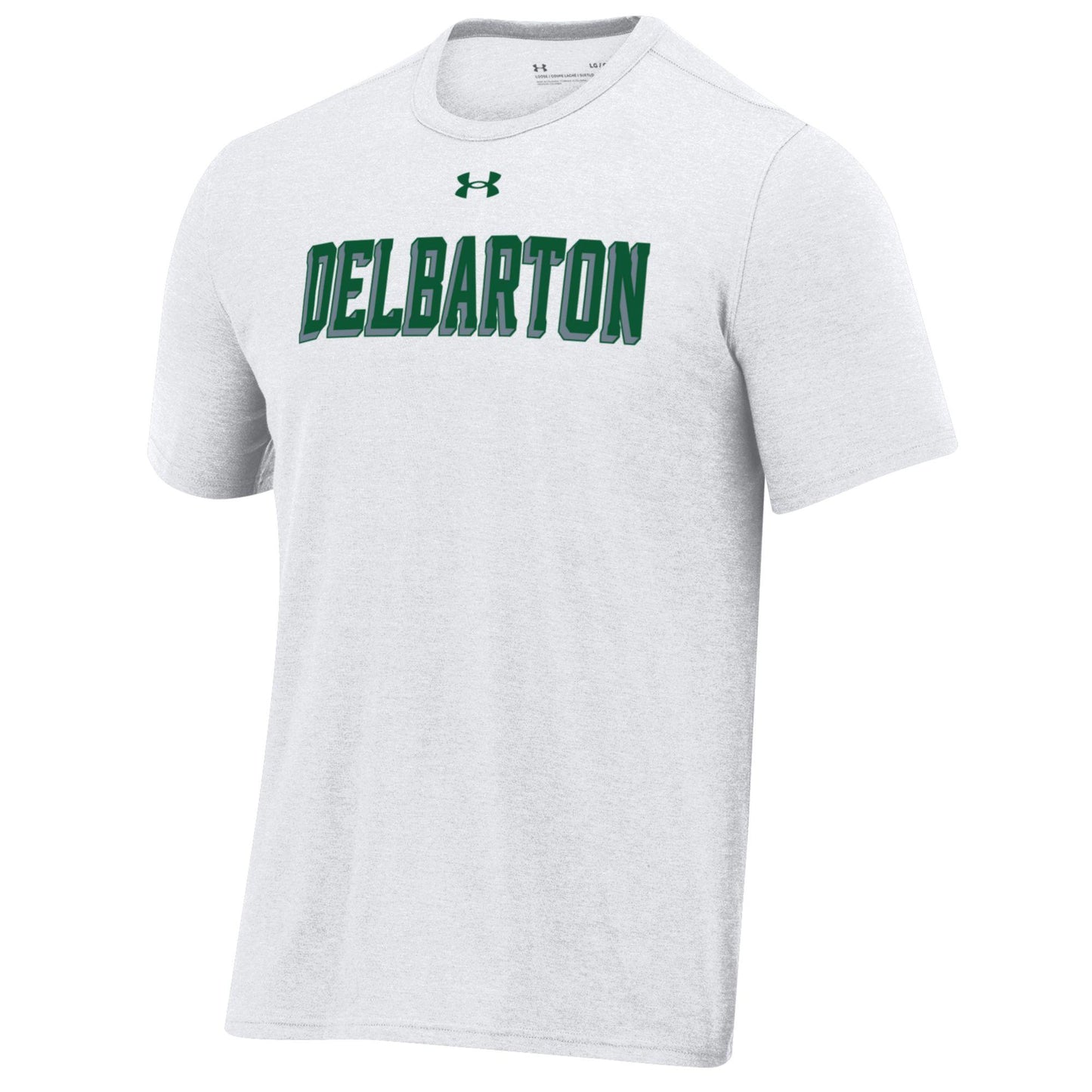 UA All Day S/S Tee Delbarton Shadow - White