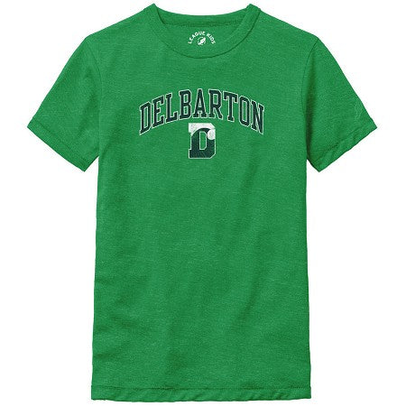 League YOUTH Victory Falls DWave S/S Tee - Heather Kelly Green
