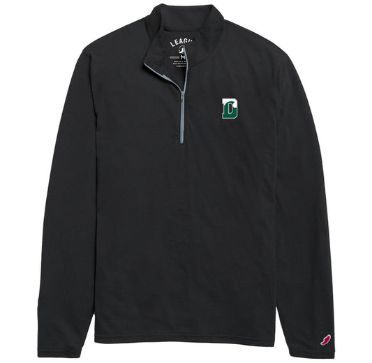 League Reclaim 1/4 Zip - Solid True Black