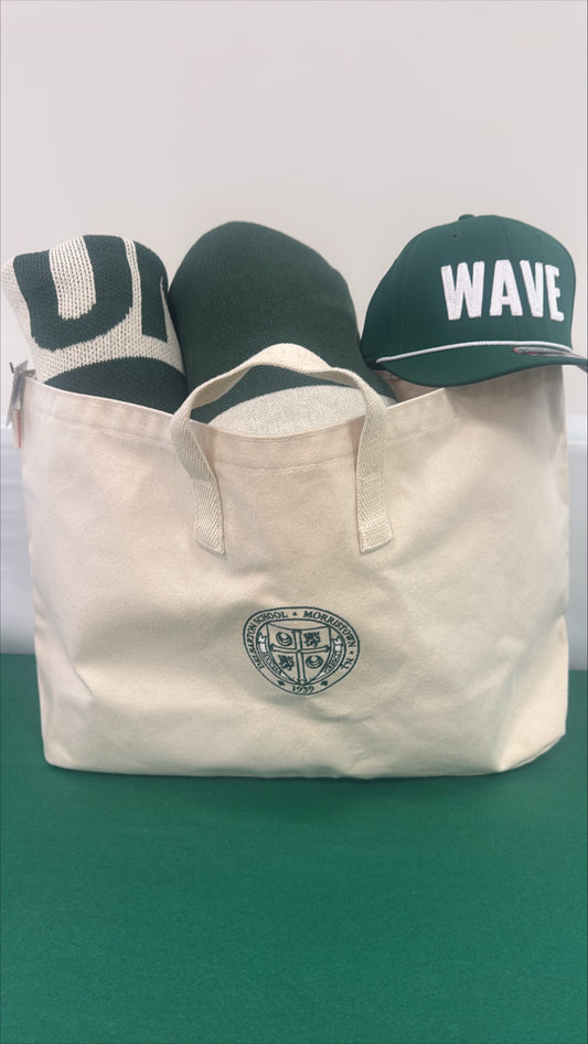 Bag - CB Station Wide Farmers Tote - Green & Natural