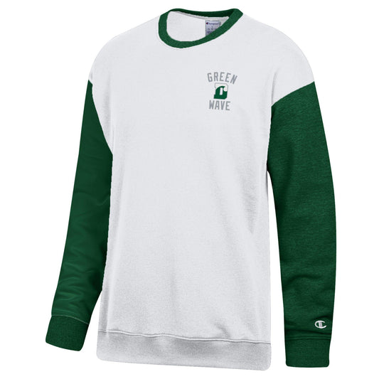 Champion Super Fan Crew -  Dark Green/White