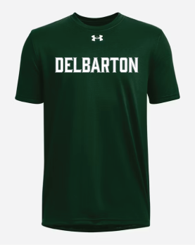 UA YOUTH Tech Delbarton S/S Tee - Forest Green