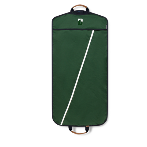 Garment Bag - Hudson Sutler - Green with Navy Blue Handle - Custom Order