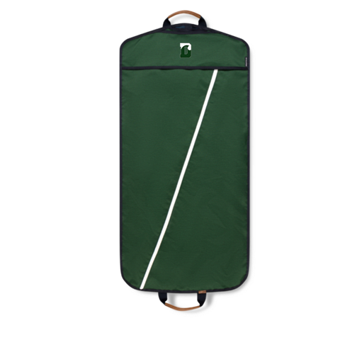Garment Bag - Hudson Sutler - Green with Navy Blue Handle
