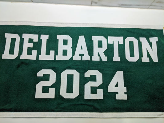 Banner - Class of - Green/White