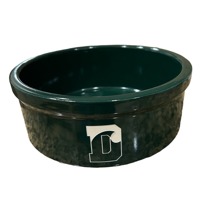Dog or Cat  Bowl - Classic Farmhouse Pet Bowl - Hunter Green